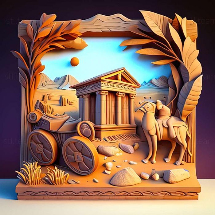 3D model Farm Frenzy Ancient Rome game (STL)